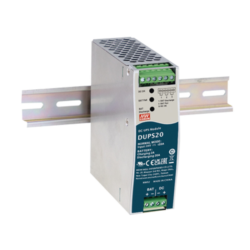 UPS PARA CD / 24VCD 20A / RIEL DIN / PARA BATERÍAS DE 4 A 135 AH image 2