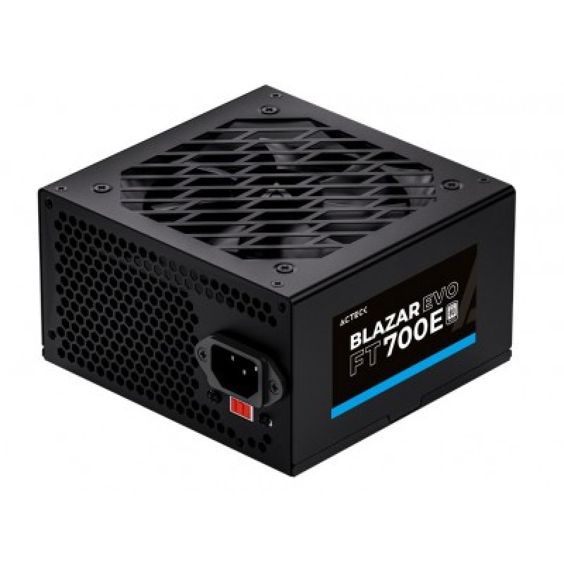FUENTE DE PODER ACTECK BLAZAR EVO FT700E / ATX / 700 W / NO MODULAR / BAJO NIVEL DE RUIDO / 120 MM / NEGRO / ES-05004E