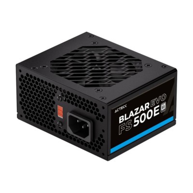 FUENTE DE PODER ACTECK BLAZAR EVO FS500E / ATX / SFX / 500 W /SLIM / NO MODULAR / VENTILADOR 80 MM / NEGRO / ES-05002E image 2