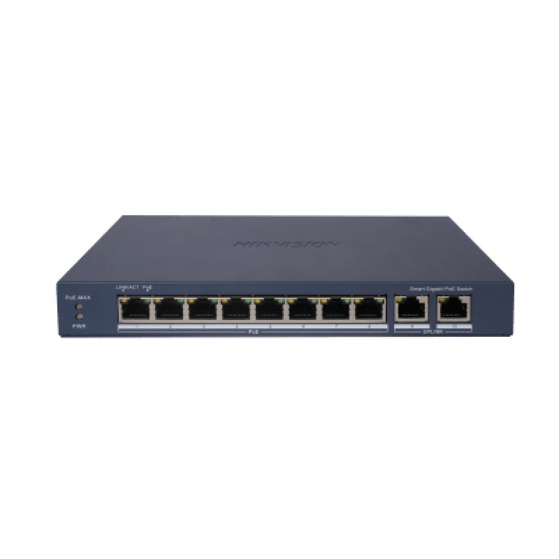 Switch Gigabit PoE+ / No Administrable / 8 Puertos 10/100/1000 Mbps PoE+ / 1 Puerto 10/100/1000 Mbps de Uplink + 1 Puerto SFP /  110 W  image 2