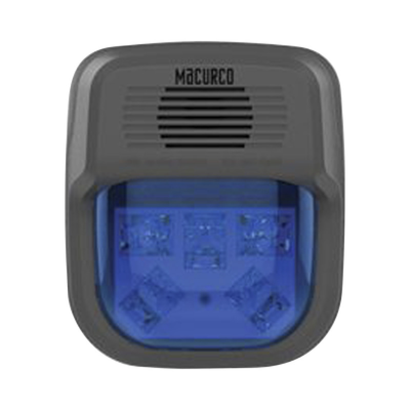 Sirena Estrobo Color Azul Para Paneles y Detectores Macurco