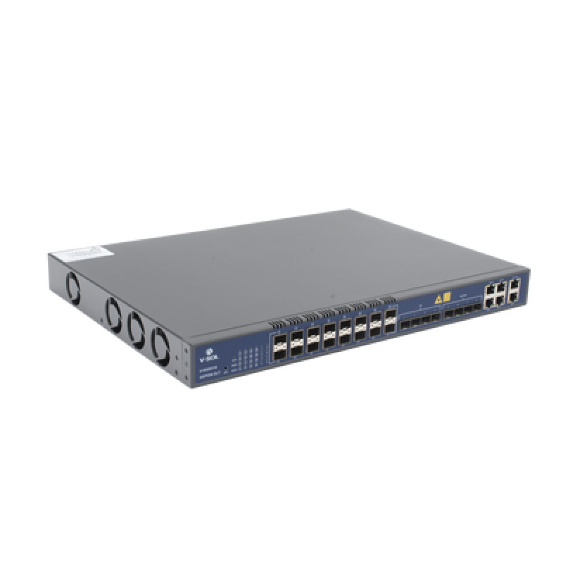 OLT de 16 puertos EPON con 12 puertos Uplink 4 puertos Gigabit Ethernet 4 puertos SFP 4 puertos SFP hasta 1024 ONUS