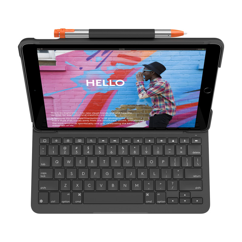 Logitech Slim Folio Grafito Bluetooth image 2