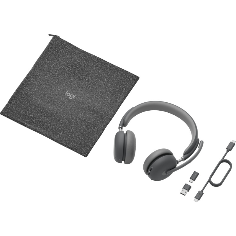 Logitech Zone Wireless 2 Auriculares Inalámbrico y alámbrico Diadema Oficina/Centro de llamadas USB Tipo C Bluetooth Grafito image 6