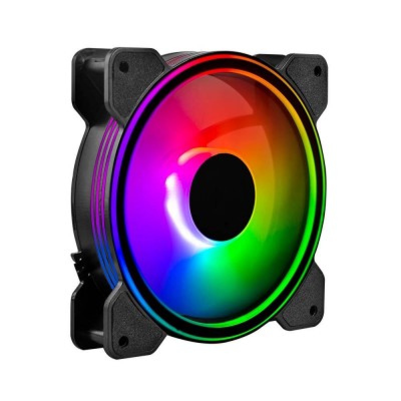 KIT VENTILADORES BALAM RUSH EOLOX BLAZE EX50K / 3 PIEZAS / FLUJO DE AIRE 28.76 CFM / SILENCIOSO / 1500 RPM / ILUMINACION RGB / 3 PINES / 120 X 25 MM / NEGRO / BR-937986 image 2