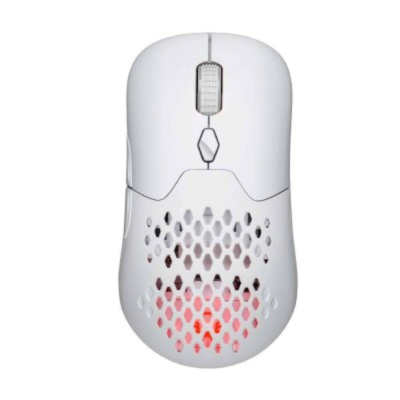 MOUSE GAMER BALAM RUSH SPEEDER PERFORM MG979 / INALAMBRICO / ALAMBRICO - BLUETOOTH / 7 BOTONES + SCROLL / OPTICO / 5000 DPI AJUSTABLES / RGB / CARCAZAS INTERCAMBIABLES / BLANCO / BR-936859