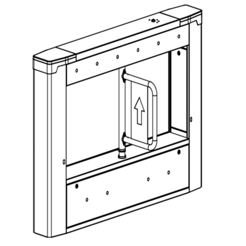 DAHUA DHI-ASGB611K-R - Swing Barrier (Barrera Medio Cuerpo) Derecha/ Servo Motor/ 12 Pares IR/ 20-60 Personas por Minuto/Apertura ajustabel 0.5s-1.6s/ Carril de 600mm/Exterior Protegido-Interior/ Compatible con DHI-ASGB610K-L y DHI-ASGB621K-D image 5