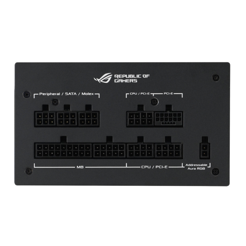 ASUS ROG STRIX 850W Gold Aura Edition unidad de fuente de alimentación 20+4 pin ATX ATX Negro image 7