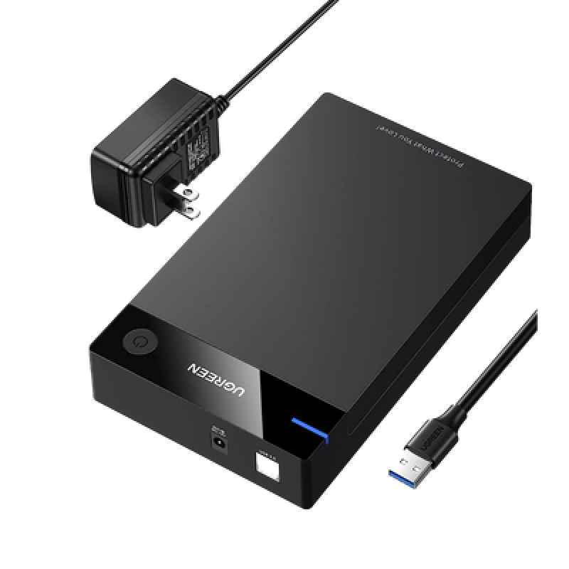 Carcasa de Disco Duro para  35 y  25 Enclosure | Con Cable USB 30 | Para HDD 35 / SSD 25 | SATA I/II/III | UASP | Hasta 16 TB | Compatible con Windows Linux Mac OS | No Requiere Controlador | Cable 1m | Incluye Adaptador d image 2