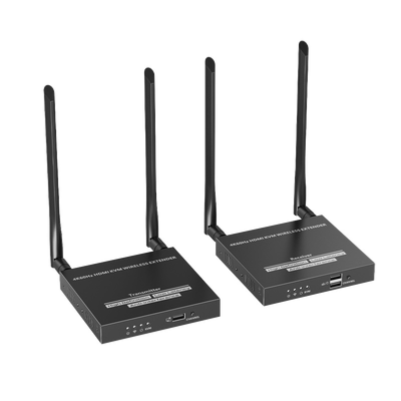 Kit Extensor Inalámbrico | 4K60Hz | IP Color Stream| Transmisión hasta 50m | Salida Loop | IR |