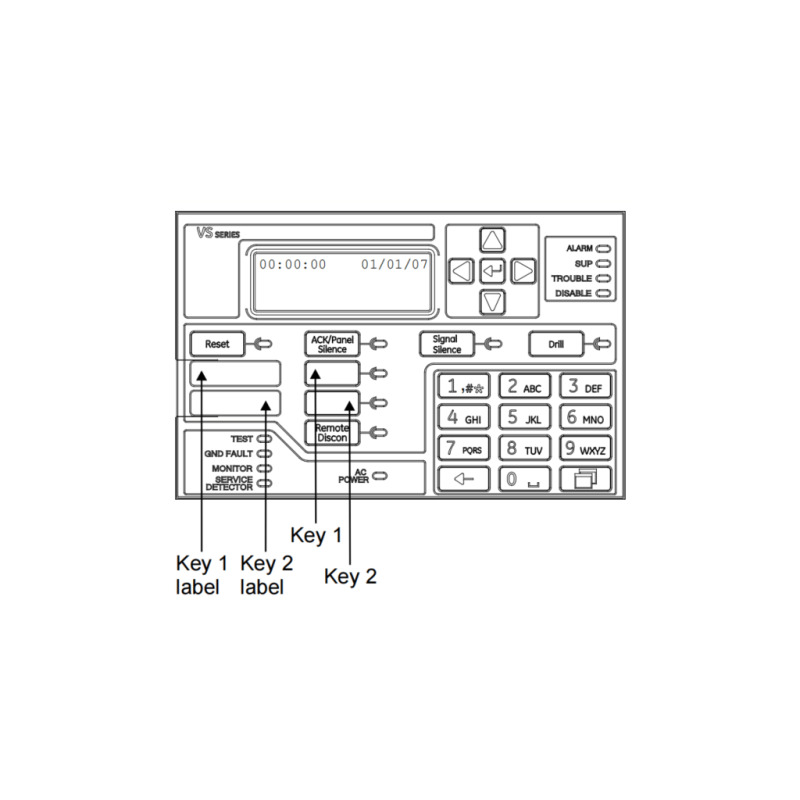 KIDDE F_VS4GSP - Panel Incendio Inteligente / color Gris / un Lazo SLC de Clase A ó Clase B / Hasta 250 Dispositivos Direccionables image 5