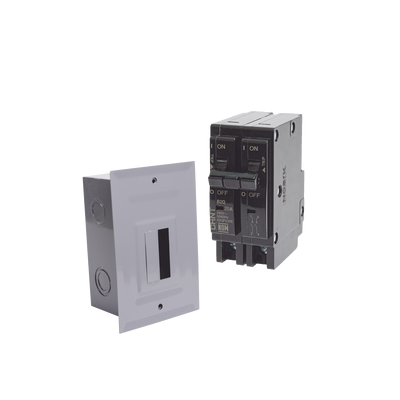 Kit Centro de Carga para empotrar con 1 Interruptor Térmico de 2 Polos 30Amp 120/240Vca 10kA