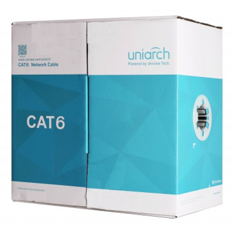 Uniarch CAB-6-CCA cable de red Gris 100 m Cat6 U/UTP (UTP) image 2