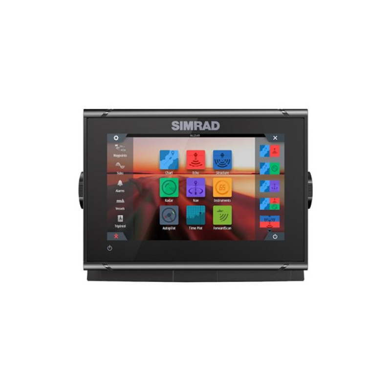 GO7 Pantalla de navegación touch screen multifuncional para radar fishfinder y control automático de navegación No incluye transducer