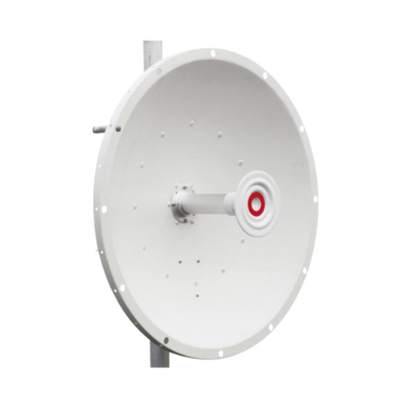 Antena direccional de 2ft 59 a 71 GHz Ganancia 30 dBi Conectores RPSMA Hembra Polarización doble incluye montaje para torre o mástil