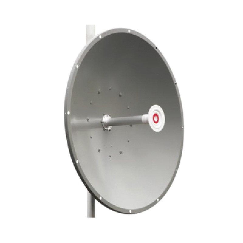 Antena direccional de 3 ft 59 a 71 GHz Ganancia 34 dBi Conectores RPSMA Hembra Polarización doble incluye montaje para torre o mástil