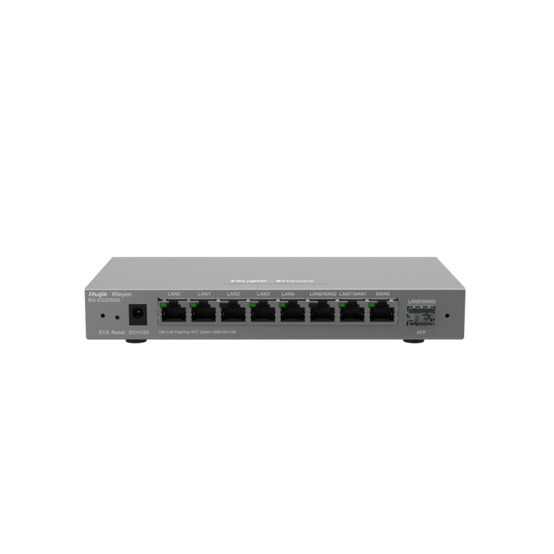 Router Balanceador con Función SDWAN 8 puertos gigabit y 1 puerto SFP soporta 4x WAN configurables hasta 200 clientes image 3