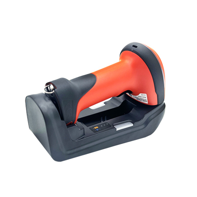 LECTOR DE CODIGO DE BARRAS INDUSTRIAL 3NSTAR SC610BT, NEGRO Y NARANJA, INALAMBRICO, LASER, USB, USB VIRTUAL COM, BLUETOOTH, 1D, 2D, 60 CUADROS POR SEGUNDO image 3