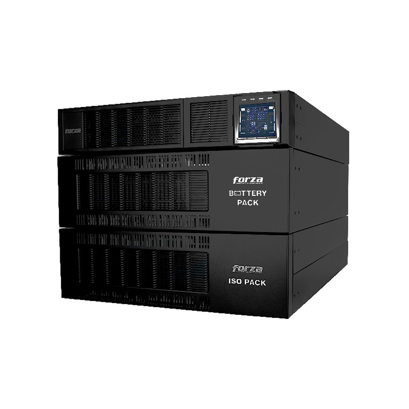 UPS DOBLE CONVERSION EN LINEA FORZA FDC-110KMR-ISO CON CAPACIDAD DE 10.000VA / 10.000W ISO FP 1 TRANSFORMADOR ESCALABLE TORRE 120-240V TORRE - BASTIDOR image 3