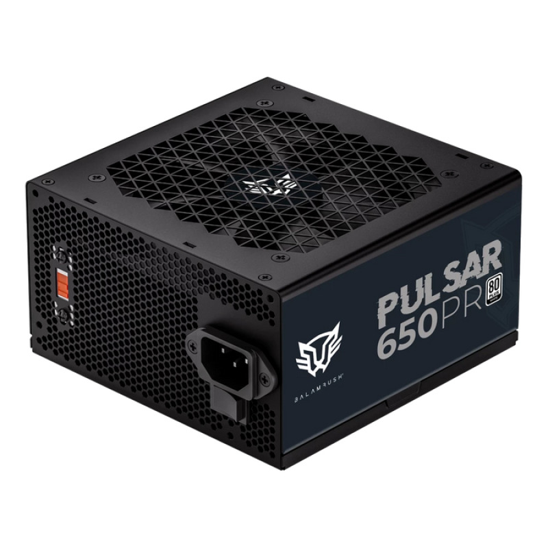 FUENTE DE PODER GAMER BALAM RUSH PULSAR 650PR / CERTIFICADA / 650W / 80 PLUS WHITE / ATX / NO MODULAR / BAJO NIVEL DE RUIDO / 5 AÑOS DE GARANTIA / NEGRO / BR-937719 image 3