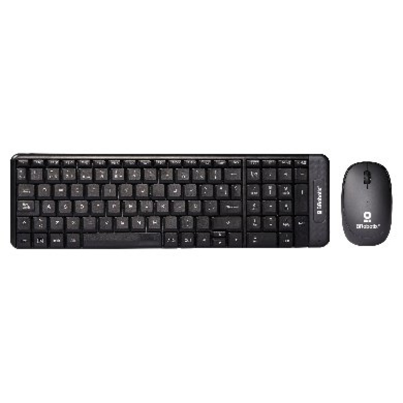 Kit Teclado y Mouse Brobotix Inalambrico Multimedia Negro image 2