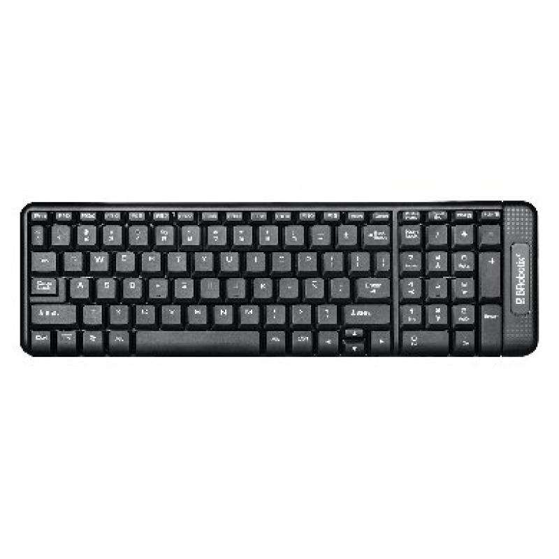 Kit Teclado y Mouse Brobotix Inalambrico Multimedia Negro image 4