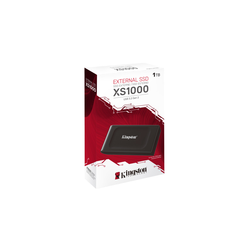 UNIDAD DE ESTADO SOLIDO KINGSTON EXTERNO XS1000 1TB USB 3.2 GEN 2 LECT.1050/ESCRIT.1000 MB/S CONECTOR TIPO A TIPO C SXS1000/1000G image 4