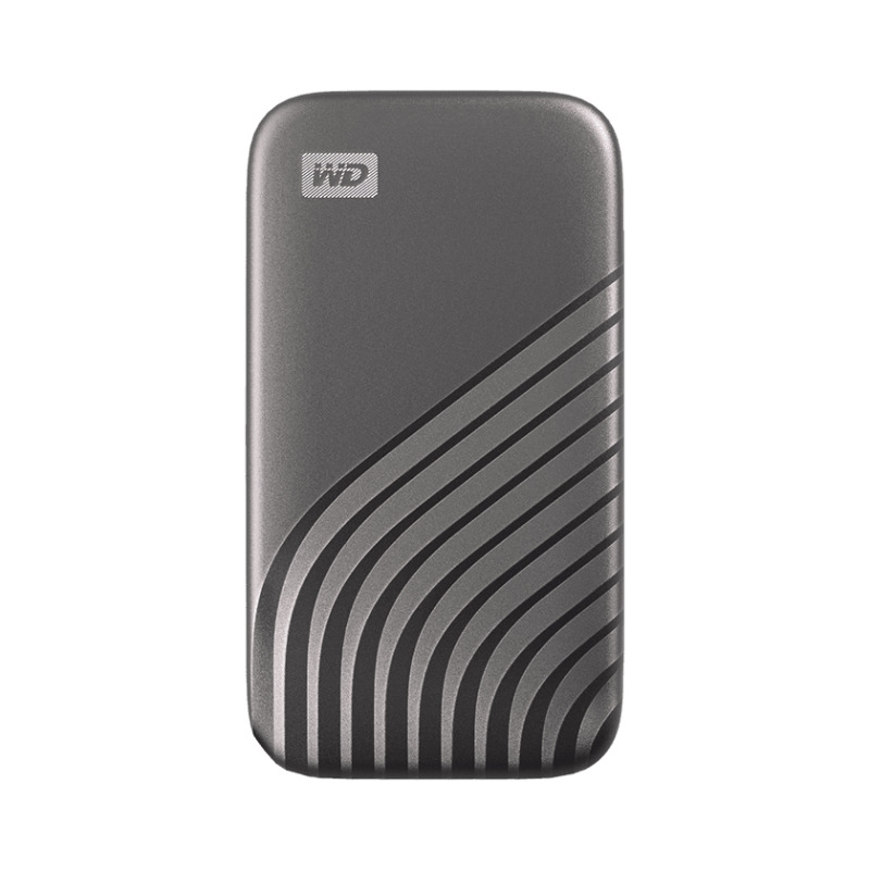 UNIDAD DE ESTADO SOLIDO SSD EXTERNO WD MY PASSPORT 1TB PORTATIL USB 3.2 TIPO C GRIS WINDOWS MAC BACKUP ENCRIPTACION WDBAGF0010BGY-WESN
