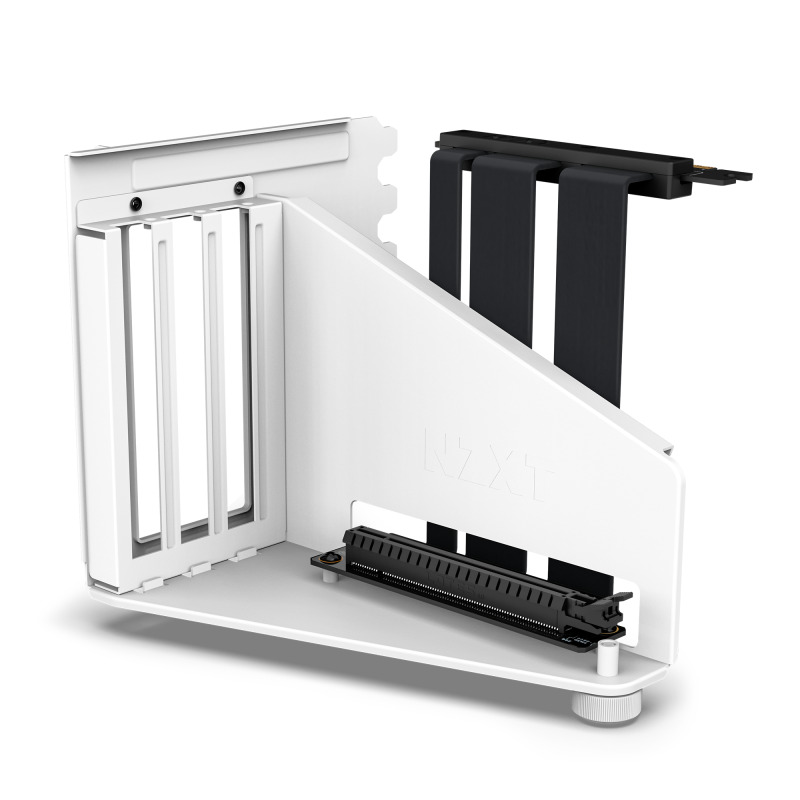 KIT DE SOPORTE GPU VERTICAL NZXT (AB-RH175-W1) BASE + CABLE RISER, BLANCO
