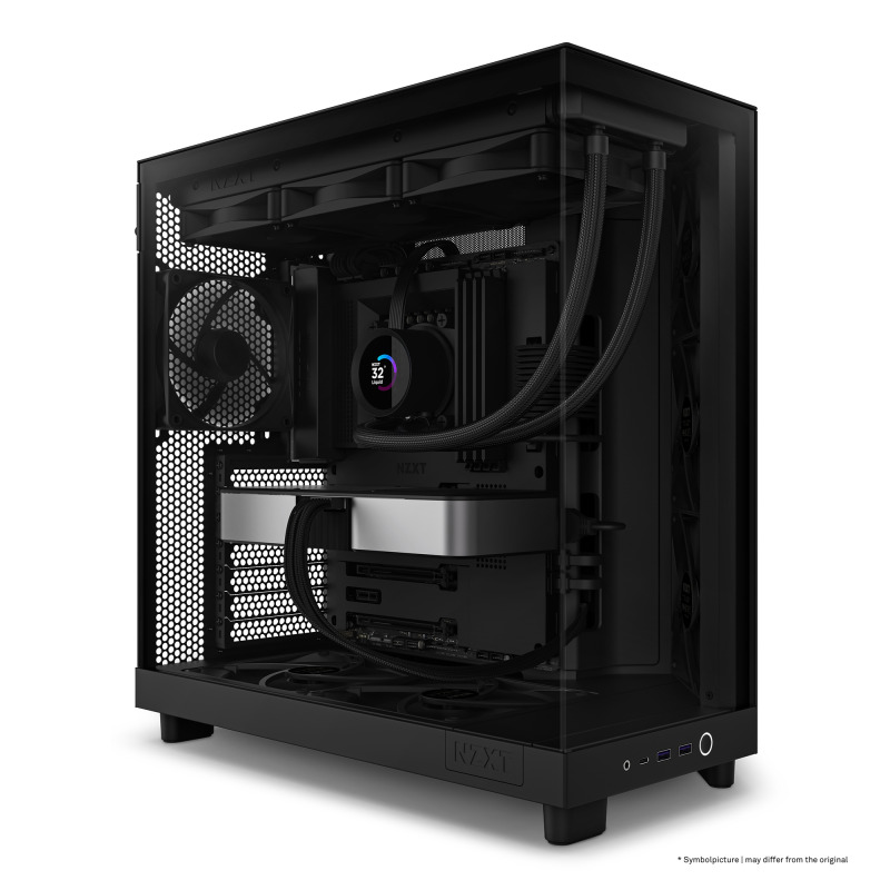 GABINETE NZXT H6 FLOW / VIDRIO TEMPLADO / NEGRO / ATX, MICRO-ATX, MINI-ITX/ MID TOWER / GAMER image 5