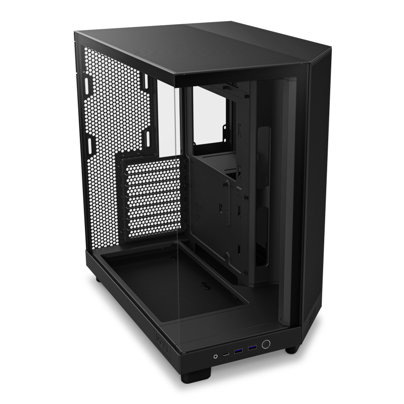 GABINETE NZXT H6 FLOW / VIDRIO TEMPLADO / NEGRO / ATX, MICRO-ATX, MINI-ITX/ MID TOWER / GAMER image 7