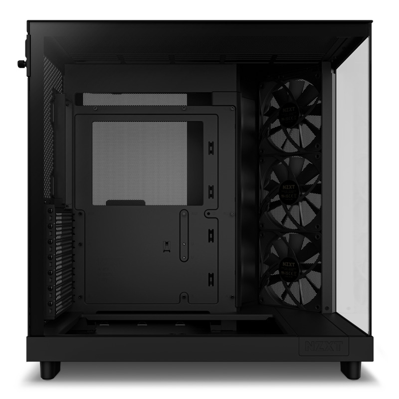 GABINETE NZXT H6 FLOW / VIDRIO TEMPLADO / NEGRO / ATX, MICRO-ATX, MINI-ITX/ MID TOWER / GAMER image 12