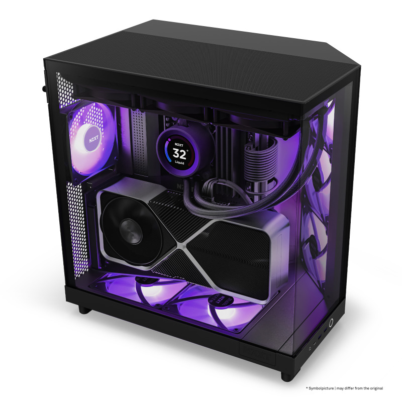 GABINETE NZXT H6 FLOW RGB/ VIDRIO TEMPLADO /NEGRO / ATX, MICRO-ATX, MINI-ITX/ MID TOWER / GAMER image 15