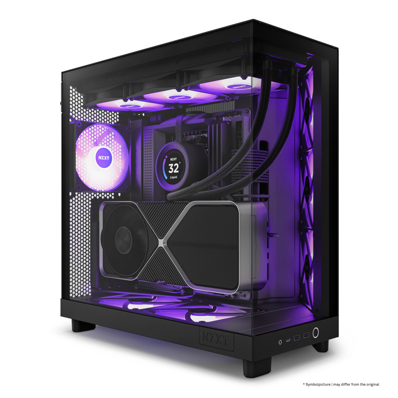 GABINETE NZXT H6 FLOW RGB/ VIDRIO TEMPLADO /NEGRO / ATX, MICRO-ATX, MINI-ITX/ MID TOWER / GAMER image 16