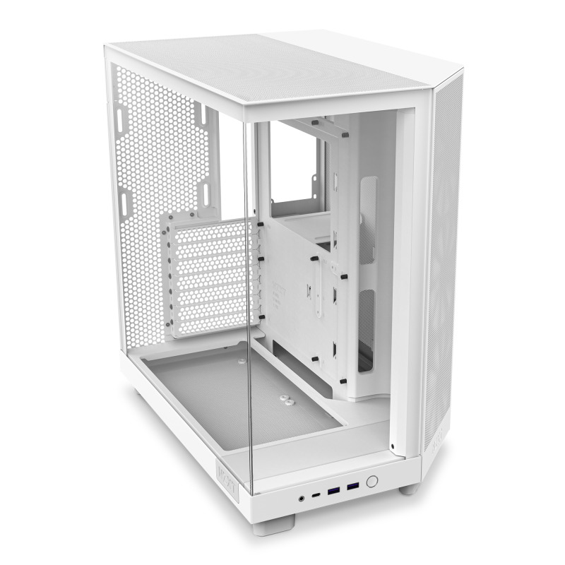GABINETE NZXT H6 FLOW RGB/ VIDRIO TEMPLADO/BLANCO/ATX, MICRO-ATX, MINI-ITX/ MID TOWER/GAMER image 5