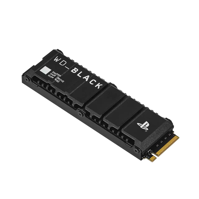UNIDAD DE ESTADO SOLIDO SSD INTERNO WD BLACK SN850P 1TB M.2 2280 NVME PCIE GEN4 X4 LECT.7300MB/S ESCRIT.6300MB/S DISIPADOR PS5 WDBBYV0010BNC-WRSN