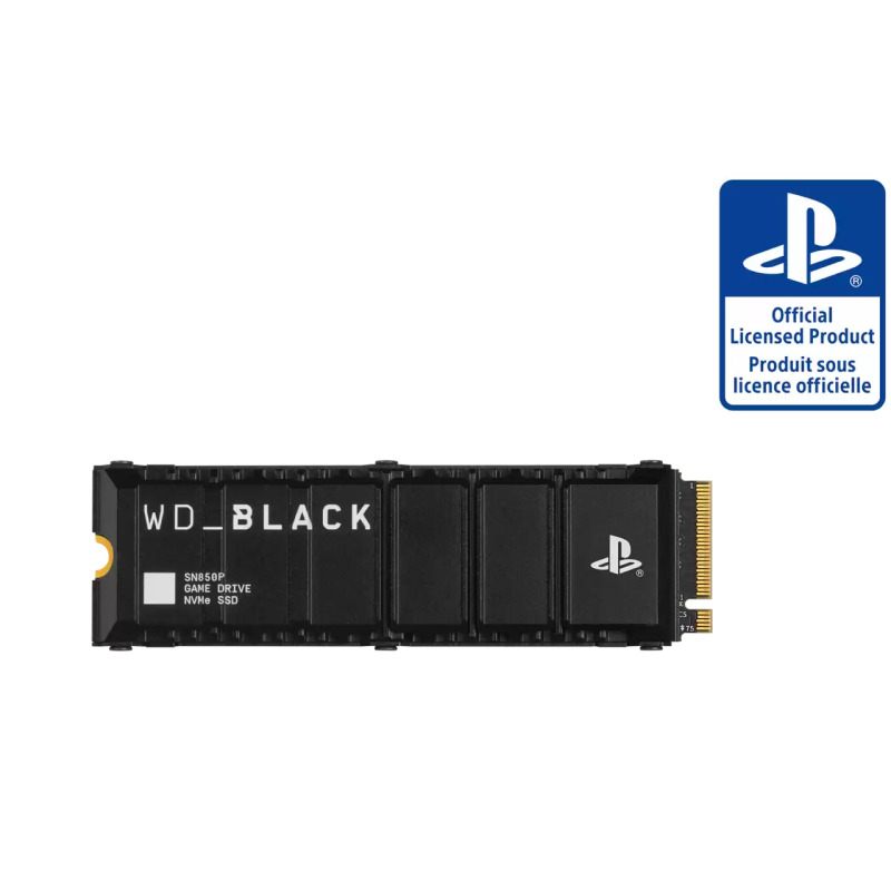 UNIDAD DE ESTADO SOLIDO SSD INTERNO WD BLACK SN850P 1TB M.2 2280 NVME PCIE GEN4 X4 LECT.7300MB/S ESCRIT.6300MB/S DISIPADOR PS5 WDBBYV0010BNC-WRSN image 2