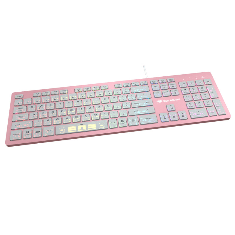 TECLADO COUGAR VANTAR AX ROSA image 2