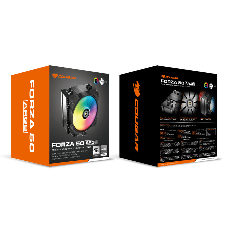 VENTILADOR CPU COUGAR FORZA 50 ARGB image 6