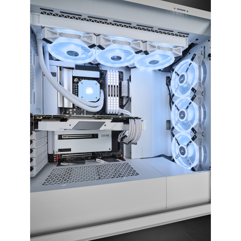 Corsair 5000X RGB QL Edition Midi Tower Blanco image 6