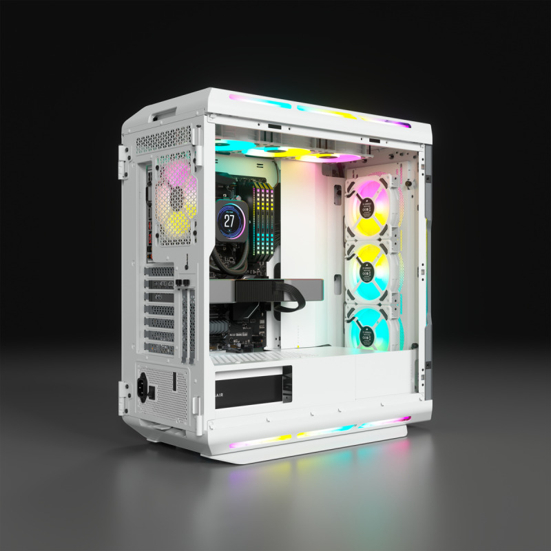 Corsair iCUE 5000T RGB Midi Tower Blanco image 5