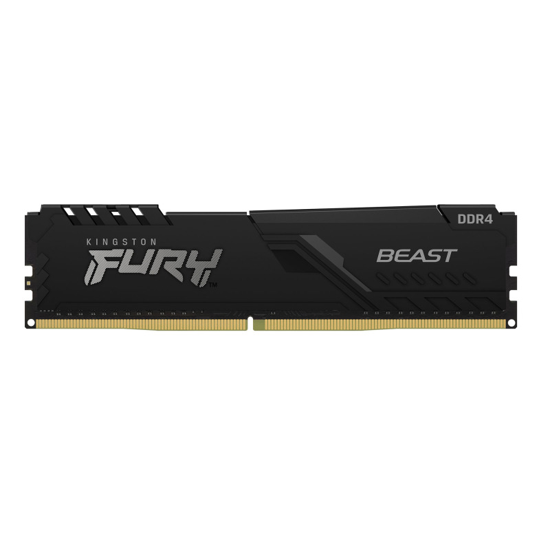 MEMORIA RAM KINGSTON DIMM DDR4 16GB (2X8GB) 3200MT/S FURY BEAST BLACK XMP CL16 288PIN 1.35V C/DISIPADOR DE CALOR P/PC/GAMER/ALTO RENDIMIENTO (KIT 2) (KF432C16BBK2/16) image 3