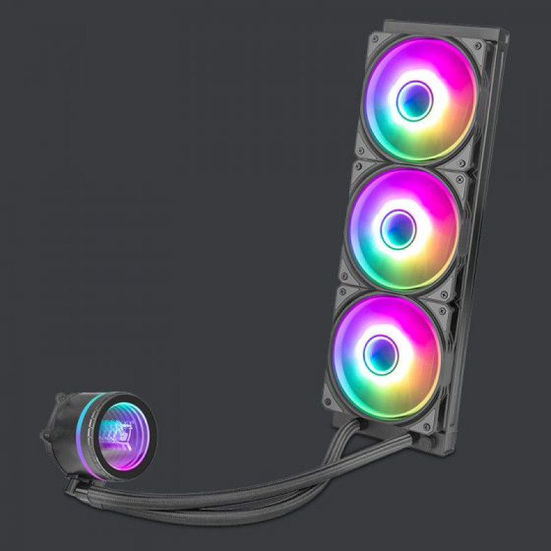 Yeyian YTT-360AL-01 sistema de refrigeración de computadora Procesador Liquid cooling kit 12 cm Negro 3 pieza(s) image 5