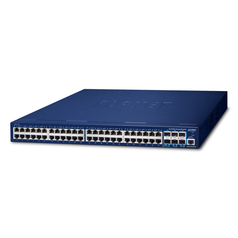 PLANET SGS-6310-48T6X dispositivo de redes Gestionado L3 Gigabit Ethernet (10/100/1000) 1U Azul