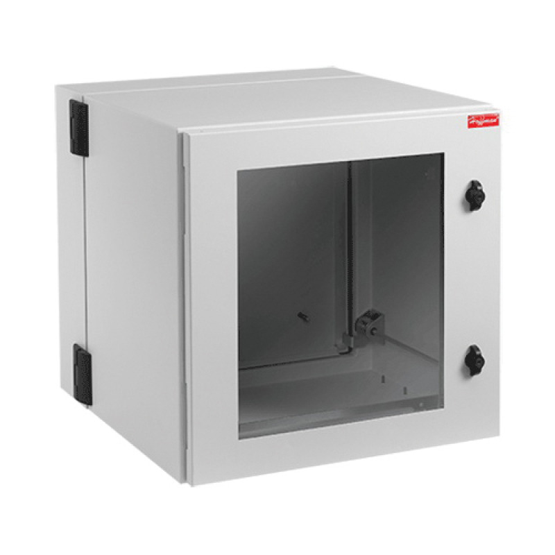 Gabinete Industrial ProTek de Puerta con Ventana Protección NEMA Tipo 4/12/4X IP55 IK10 Abatible Fabricado en Acero 12 UR Color Gris Claro