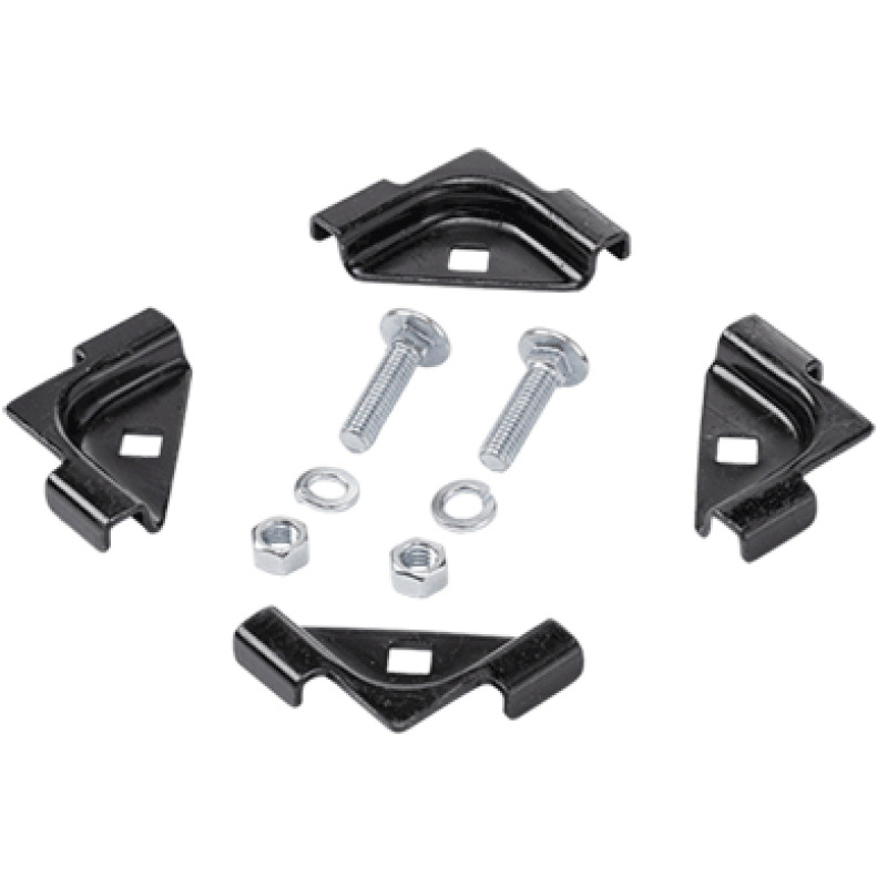 Accesorio de Empalme Unión Para Conexión de 2 Escalerillas Rectas en Ángulo de 90 de Acero Color Negro