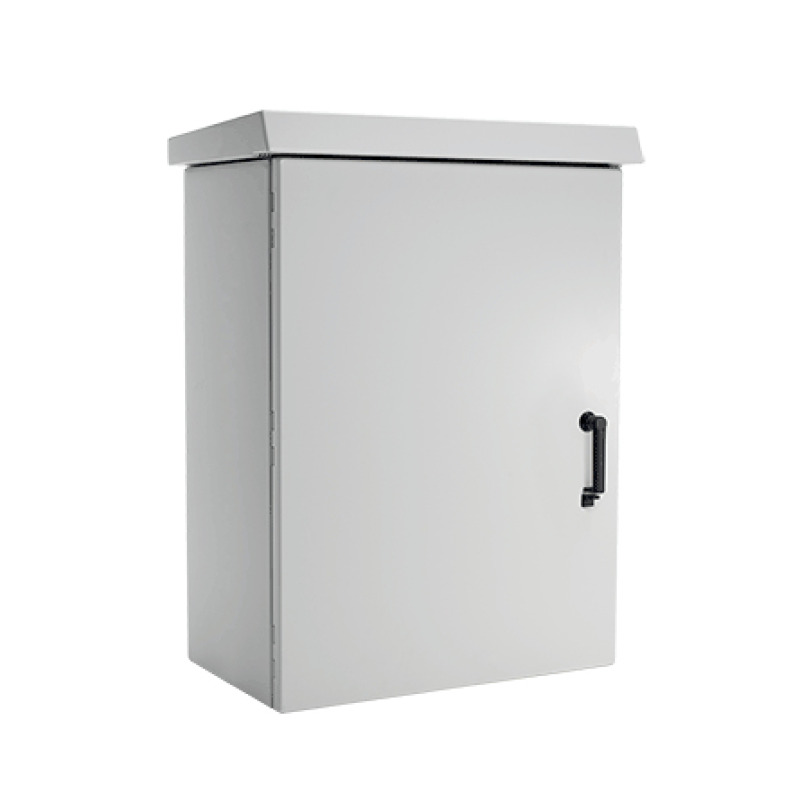 Gabinete Para Exterior OSP ComLine Protección NEMA 4/12/4X/3/3R IP66 600 mm de Ancho 500 mm de Profundidad 18 UR De Aluminio Color Gris Claro