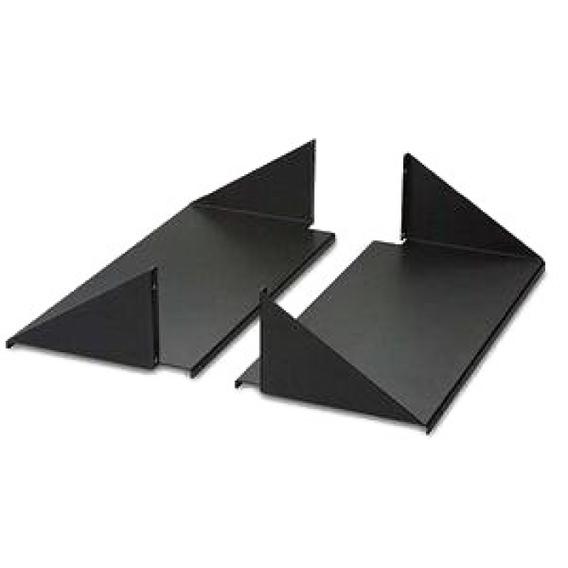 Charola Para Soportar Equipos en Rack de 19in Frontal y Posterior Capacidad de 136 Kg 3UR