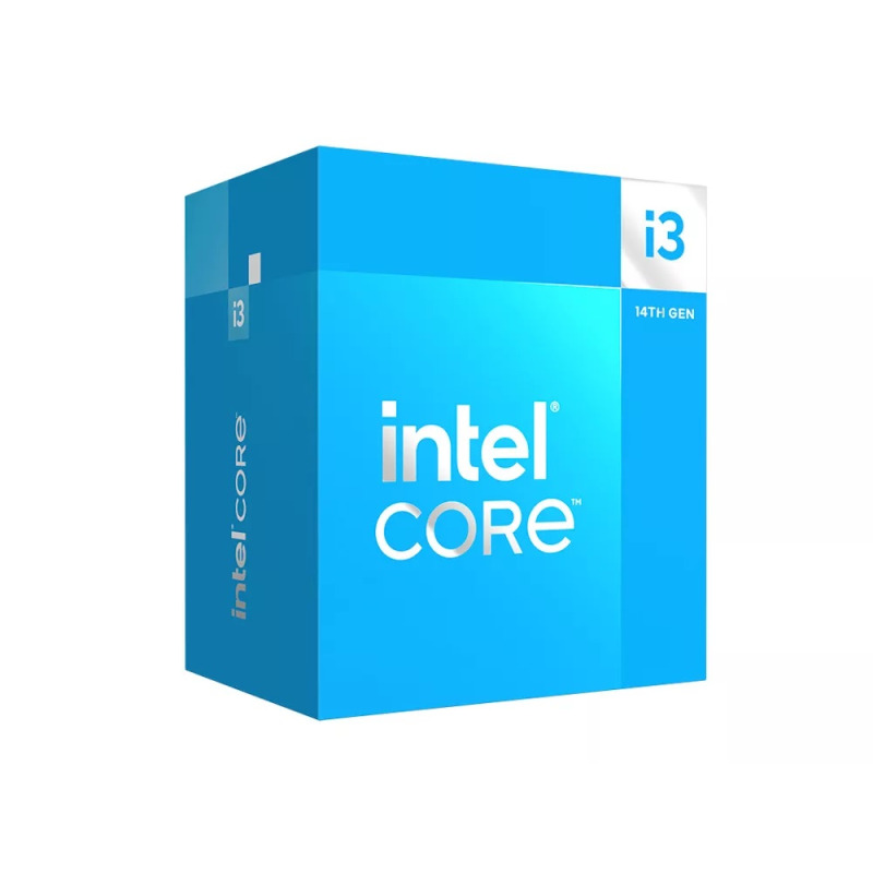PROCESADOR INTEL CORE I3-14100F S-1700 14A GEN /HASTA 4.7 GHZ /CACHE 12MB /4 CORES /SIN GRAFICOS /CON DISIPADOR /COMPUTO BASICO