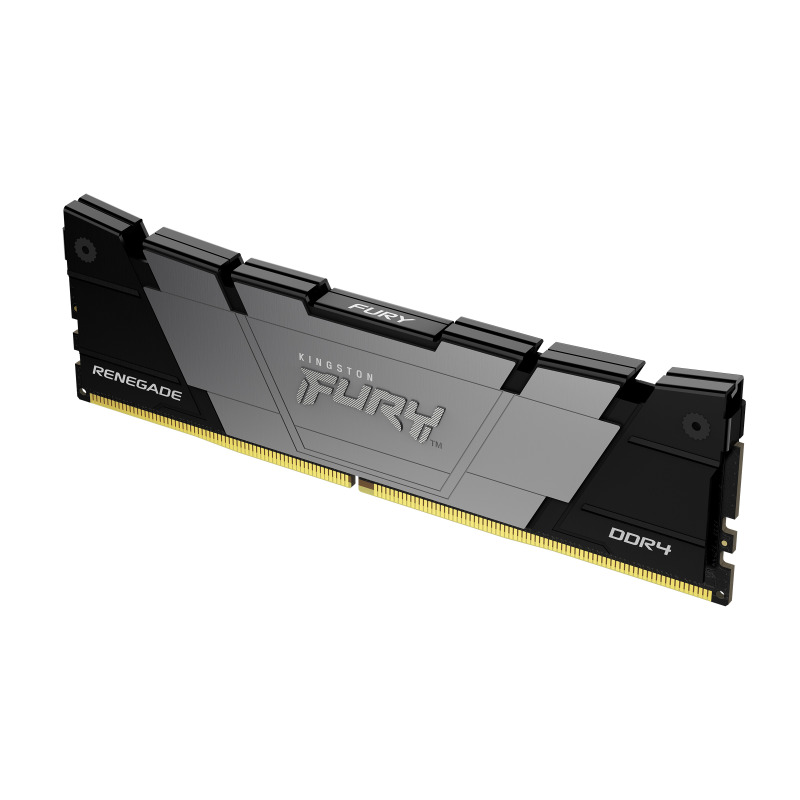 MEMORIA RAM KINGSTON DIMM DDR4 8GB 3600MT/S FURY RENEGADE BLACK XMP CL16 288PIN 1.35V C/DISIPADOR DE CALOR P/PC/GAMER/ALTO RENDIMIENTO (KF436C16RB2/8)